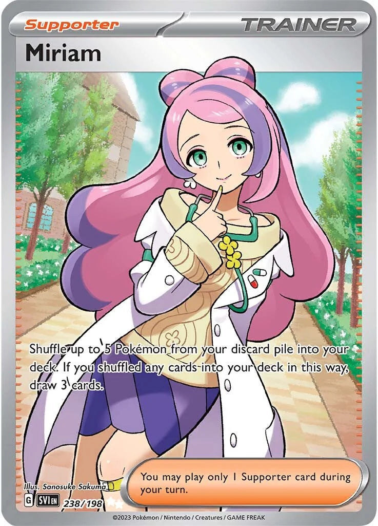 Miriam 238/198 Ultra Rare Scarlet & Violet Pokemon Card