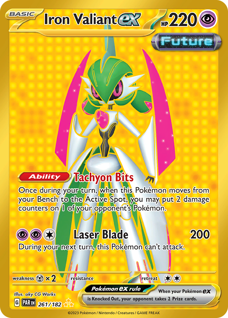 Iron Valiant ex (261/182) Scarlet & Violet: Paradox Rift