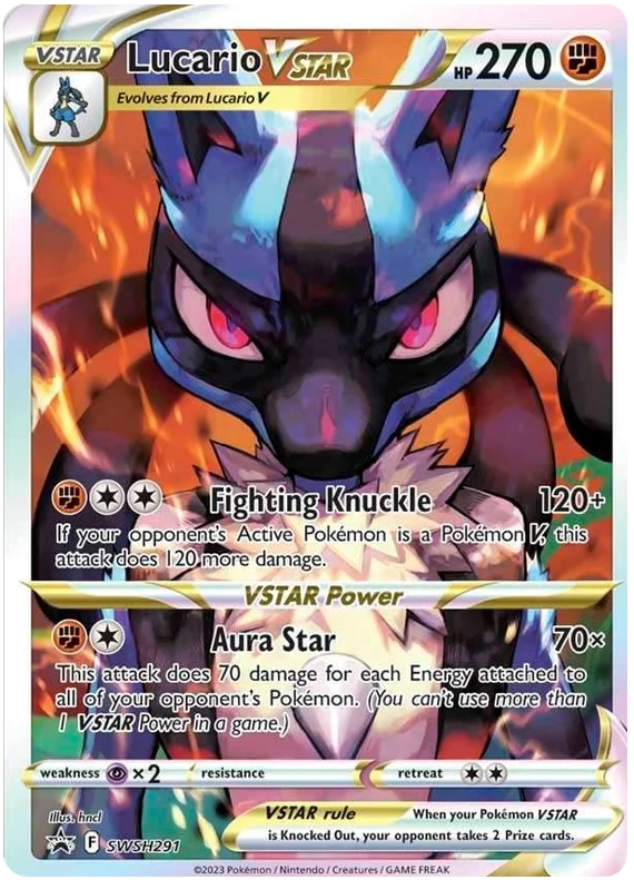 Lucario VSTAR SWSH291 - UNSEALED