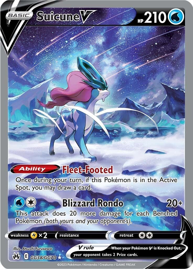Suicune V (GG38/GG70) Sword & Shield: Crown Zenith