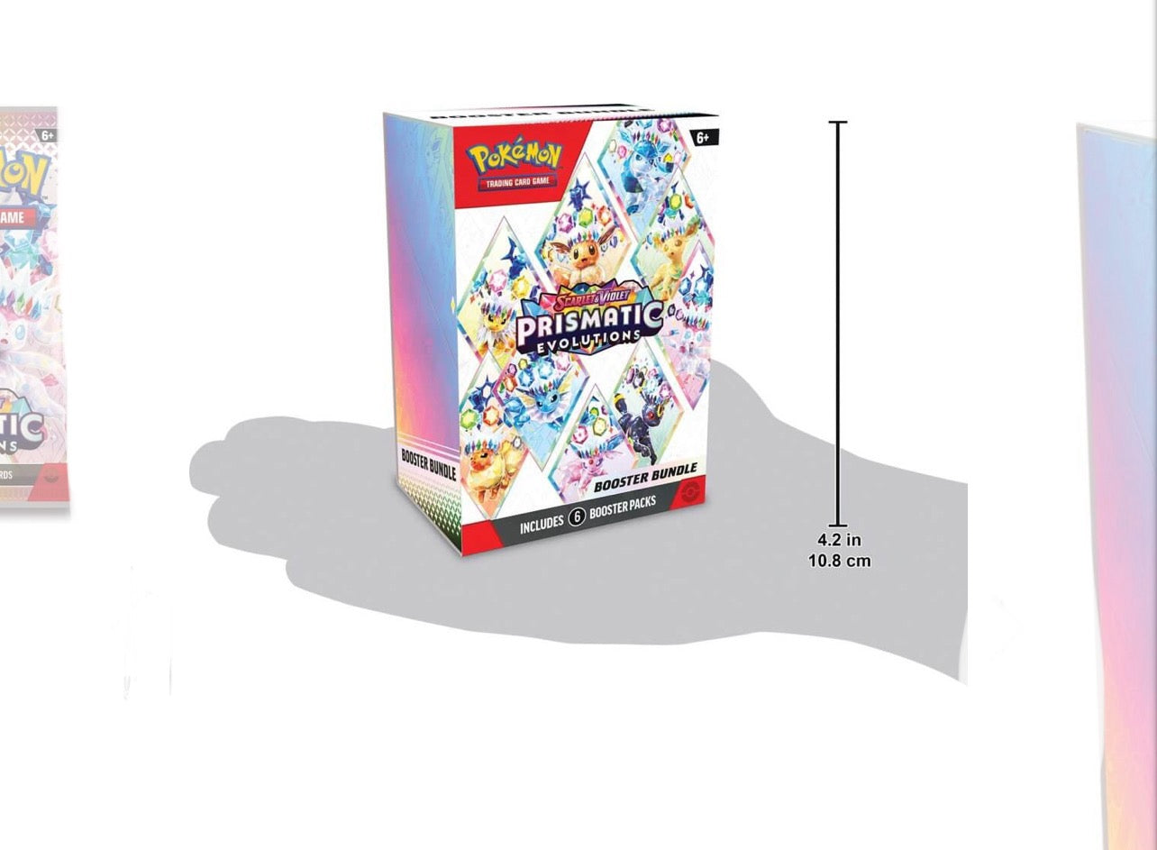 POKÉMON TCG Scarlet & Violet Prismatic Evolutions Booster Bundle - PREORDER (3 per person)