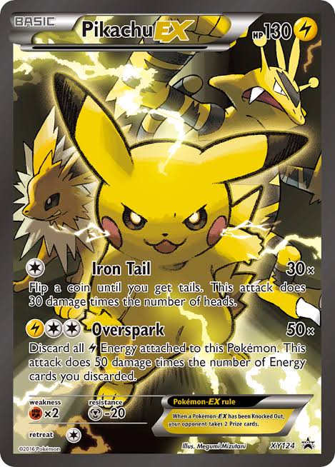 Pikachu XY124 Black Star Promo