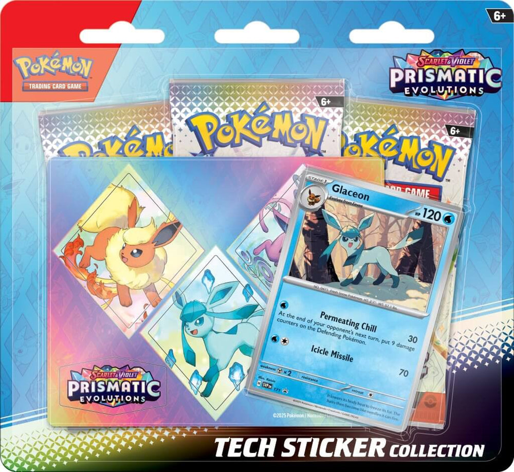 Pokemon Tech Sticker Collection - Prismatic Evolutions (Radomly Assorted)