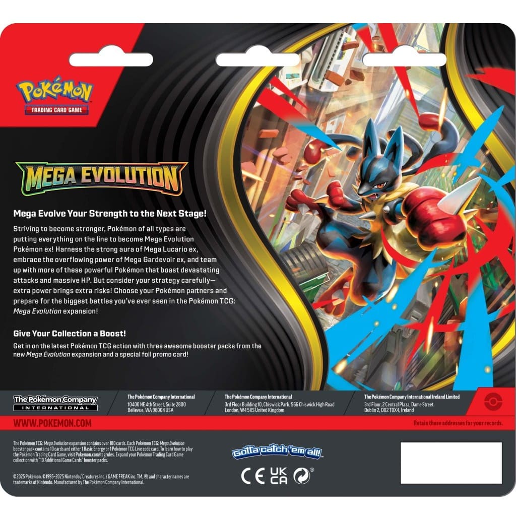 Pokémon TCG - Mega Evolution Three Booster Blister *PRE ORDER*