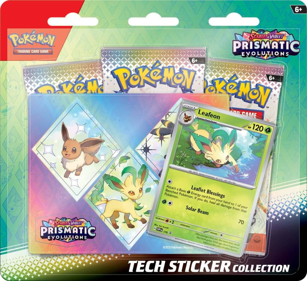Pokemon Tech Sticker Collection - Prismatic Evolutions (Radomly Assorted)