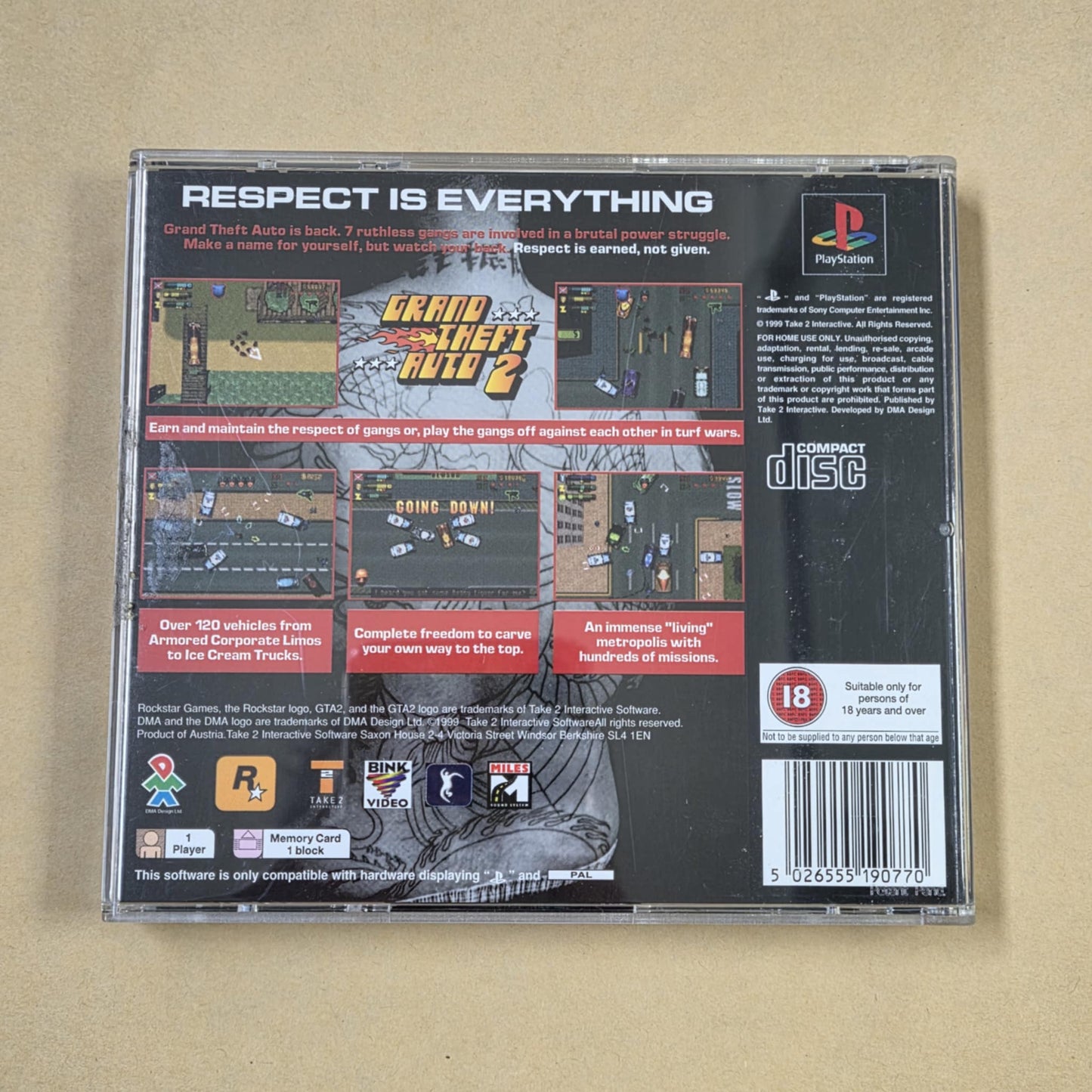 Grand Theft Auto 2 Complete PS1 PAL