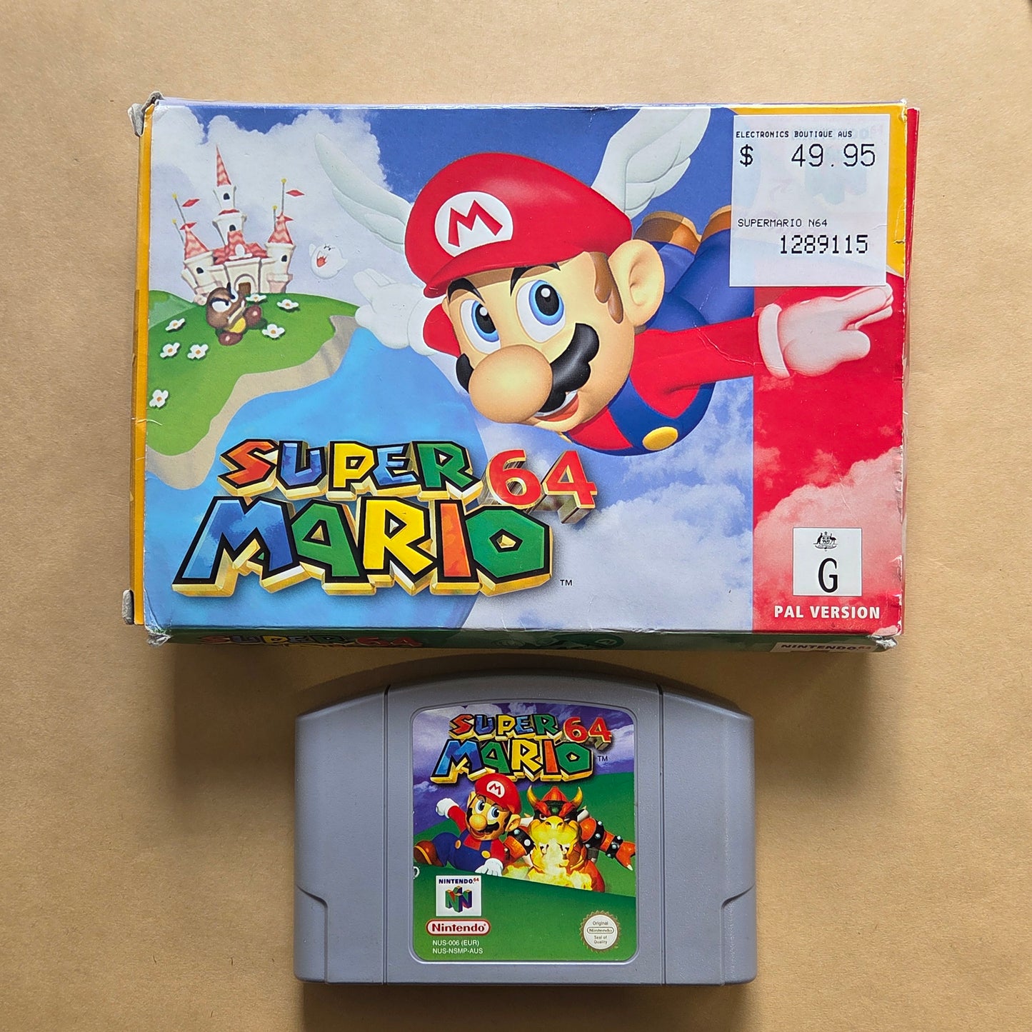 Super Mario 64 Nintendo 64 Boxed AUS PAL (No Manual)