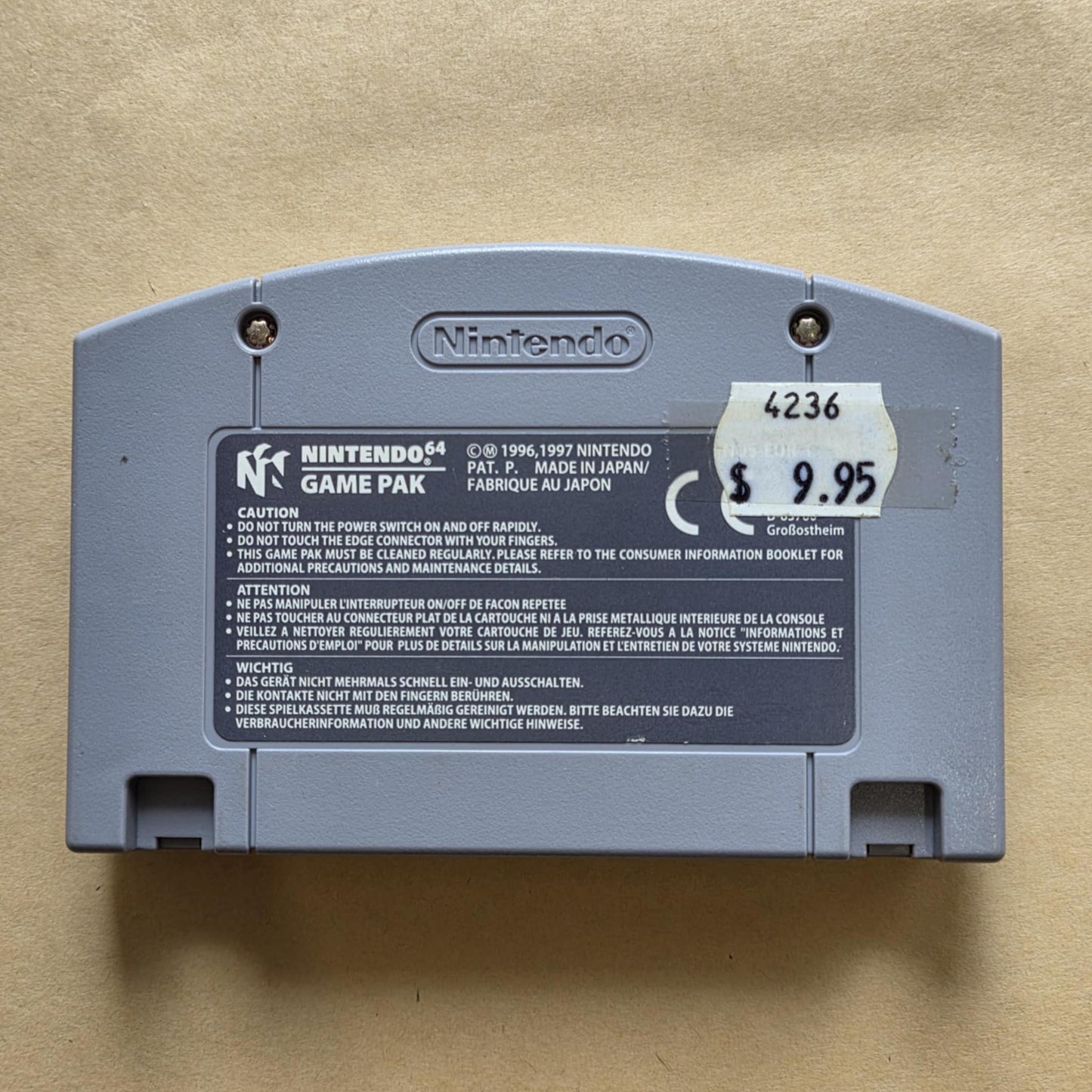 HSV Adventure Racing - Nintendo 64 N64 AUS PAL EXCLUSIVE RARE