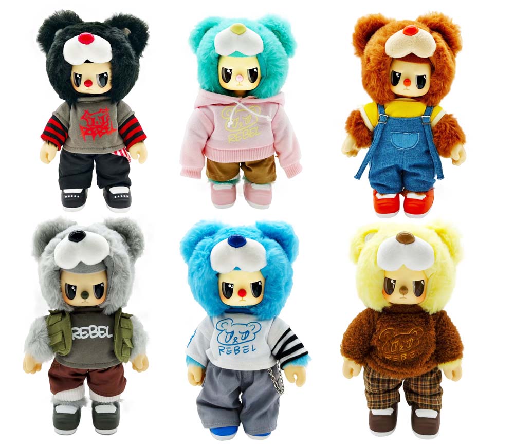 Rebel Bear Mystery Plush Collectible - Moveable Street Series (Pre Order December)
