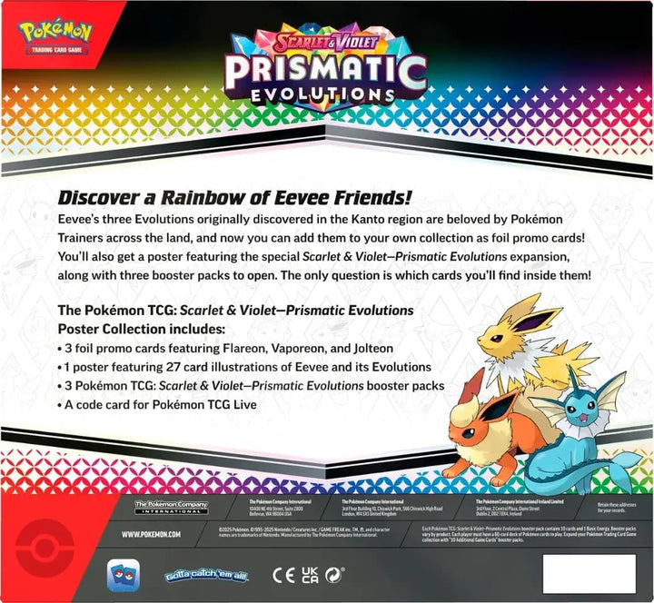 Scarlet & Violet 8.5 - Prismatic Evolutions Poster Collection