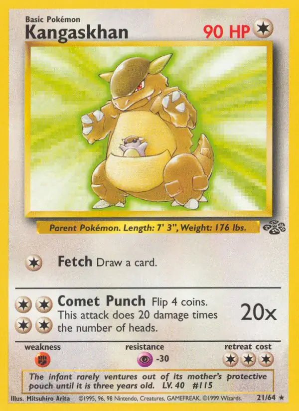 Kangaskhan 21/64 - Jungle Unlimited non holo