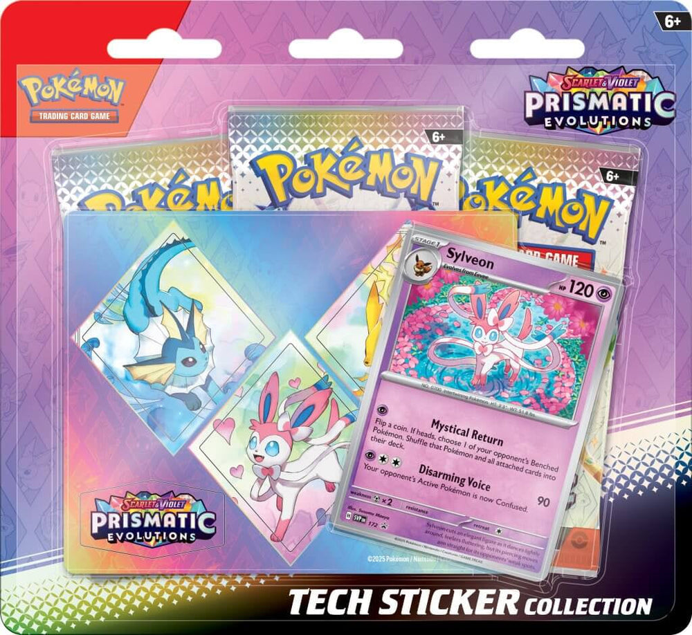 Pokemon Tech Sticker Collection - Prismatic Evolutions (Radomly Assorted)