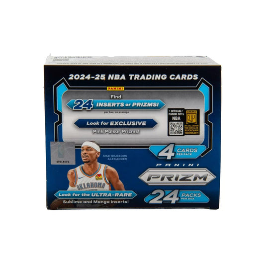 Prizm Basketball Retail Box
Panini 2024/2025 NBA Prizm Basketball Retail Box
