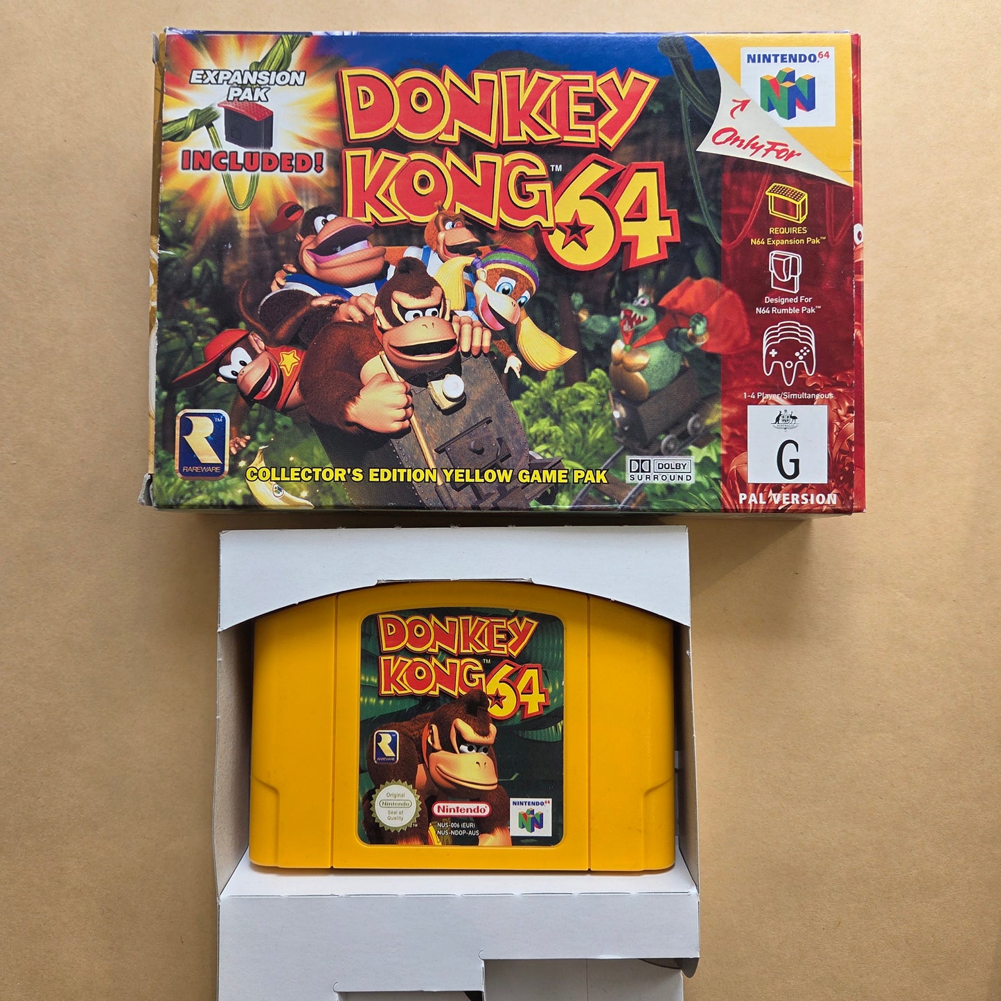 Donkey Kong 64 Boxed AUS PAL (No Manual) Nintendo 64