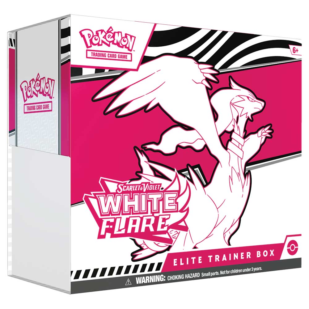 Pokémon TCG: Scarlet & Violet— White Flare Elite Trainer Box *Pre Order* (Limit 1 Per Customer)