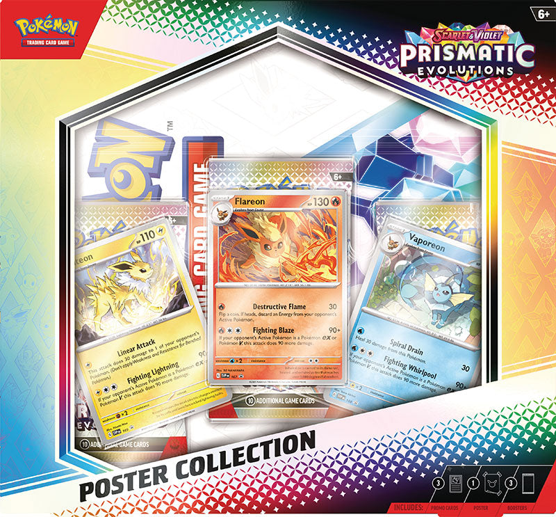 Scarlet & Violet 8.5 - Prismatic Evolutions Poster Collection