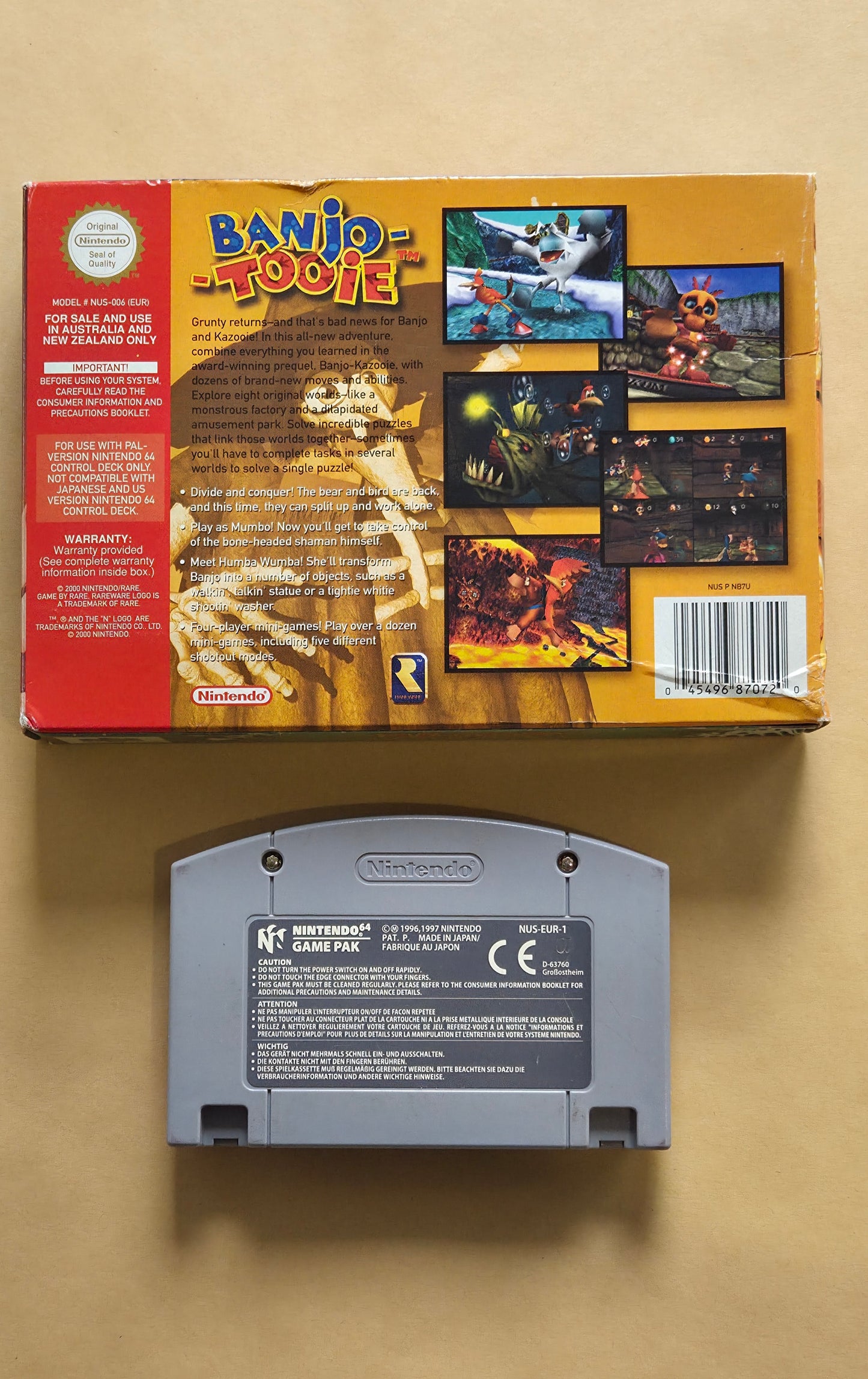 Banjo-Tooie Boxed (No Manual) Nintendo 64 Aus- PAL