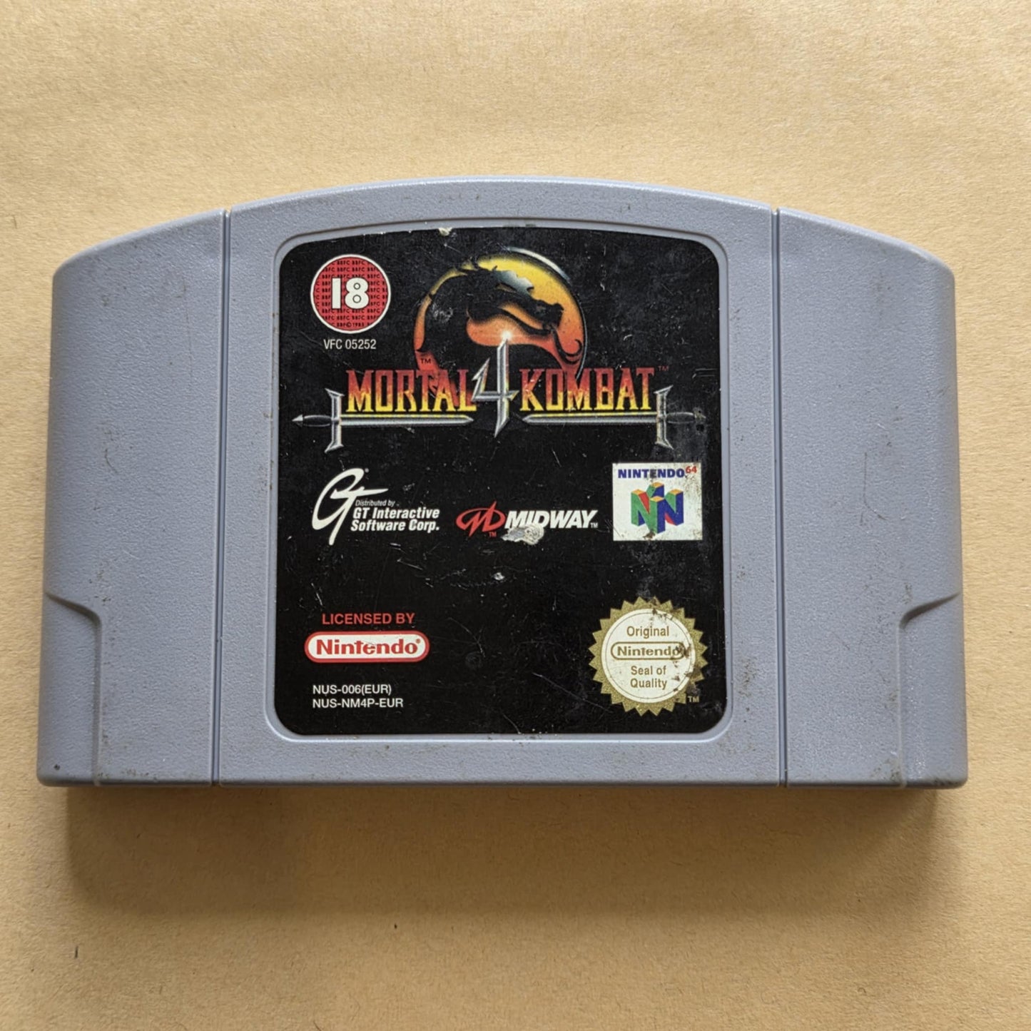 Mortal Kombat 4 Nintendo 64 N64 PAL