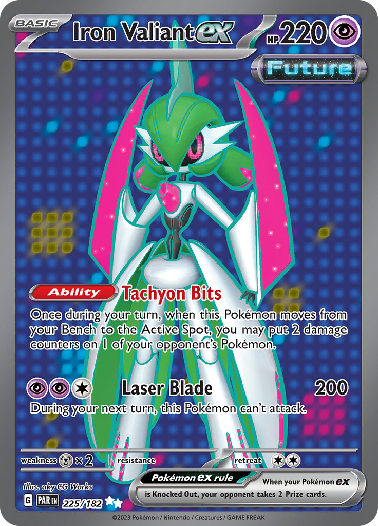 Iron Valiant ex (225/182) Scarlet & Violet: Paradox Rif