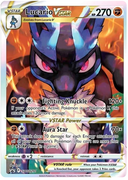 Lucario VSTAR SWSH291 - UNSEALED