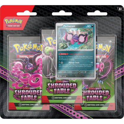 Pokemon TCG - Scarlet & Violet: Shrouded Fable 3-Pack Blister