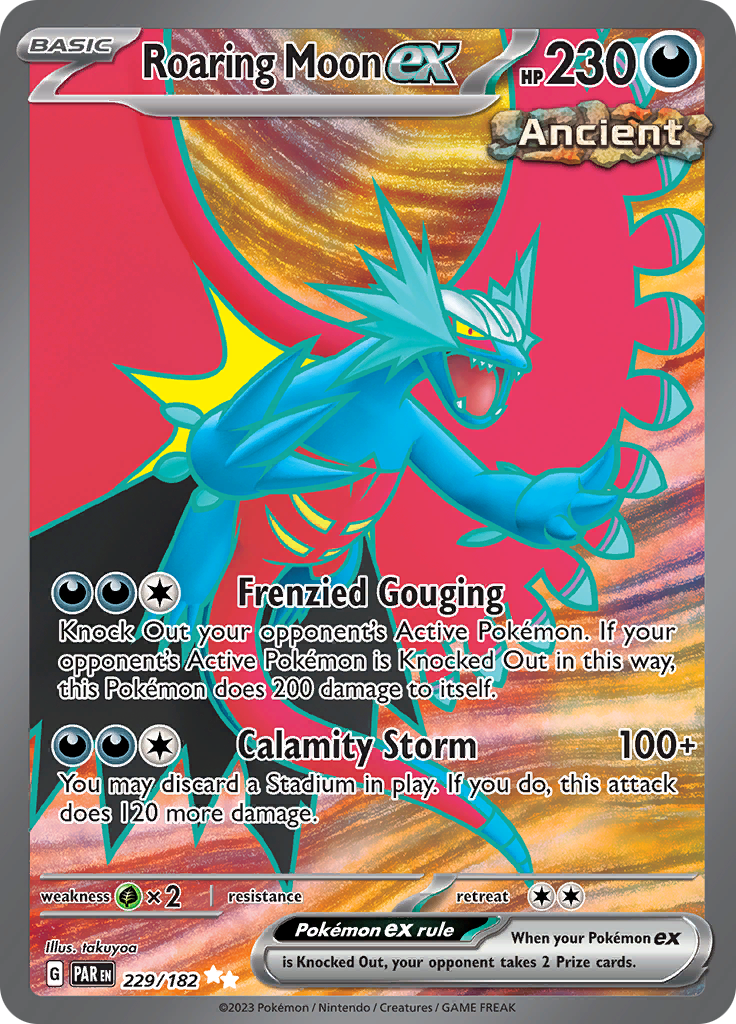 Roaring Moon ex (229/182) Scarlet & Violet: Paradox Rift