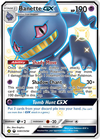 Banette GX SV61/SV94 Hidden Fates