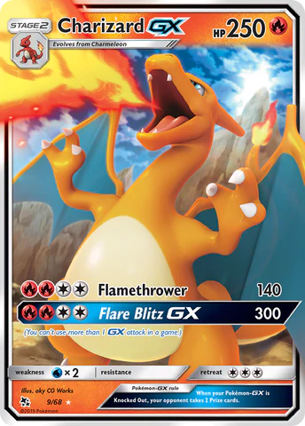 Charizard GX 9/68 Hidden Fates