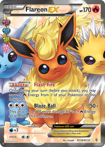 Flareon EX RC28/RC32 Generations