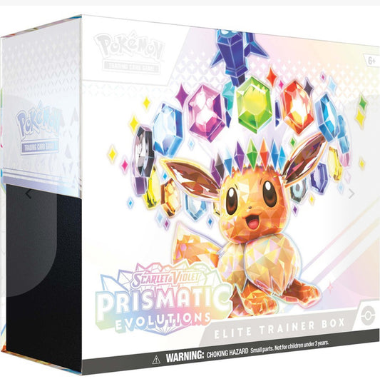 Pokémon TCG: Scarlet & Violet—Prismatic Evolutions Elite Trainer Box - PREORDER (LIMITED 2 PER PERSON)