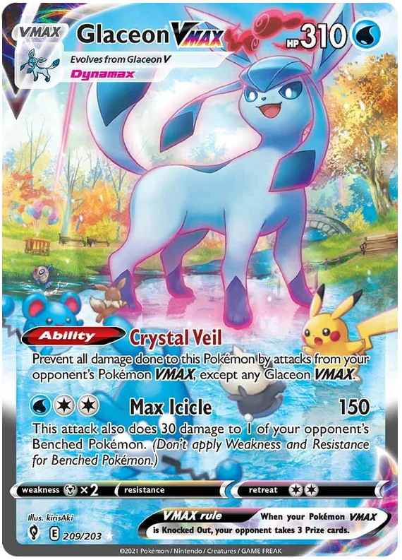 Glaceon Vmax 209/203 - Evolving Skies