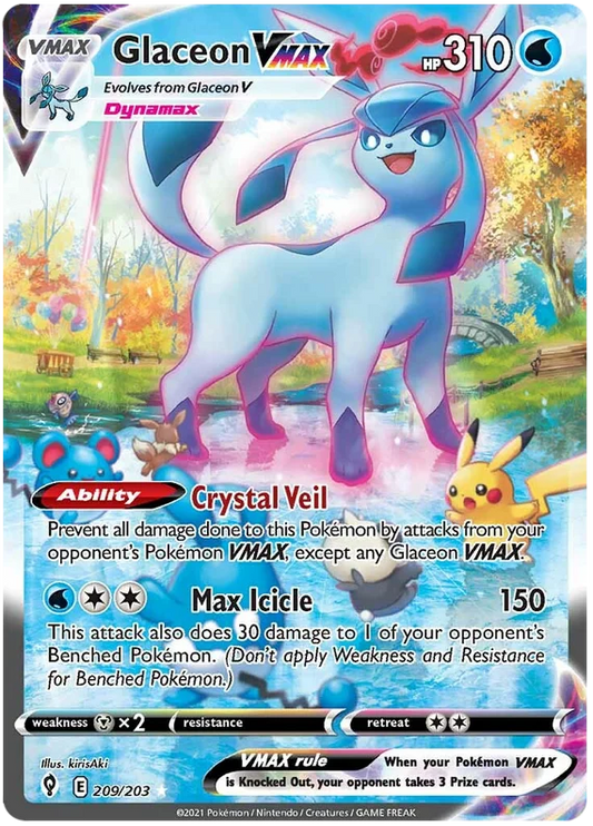 Glaceon Vmax 209/203 - Evolving Skies