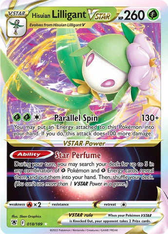 Hisuian Lilligant VSTAR 018/189