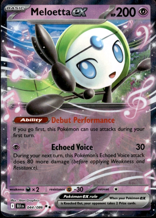Meloetta Ex 044/086 - Black Bolt