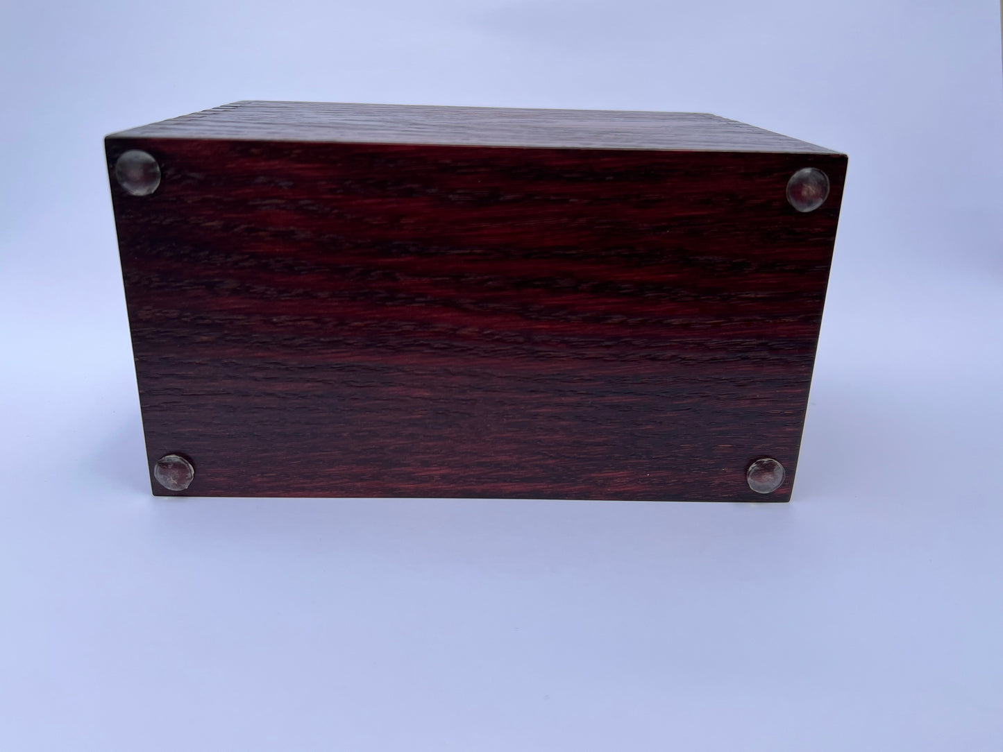 Wooden Trading Card Storage Box - BLACK OR MAHOGANY