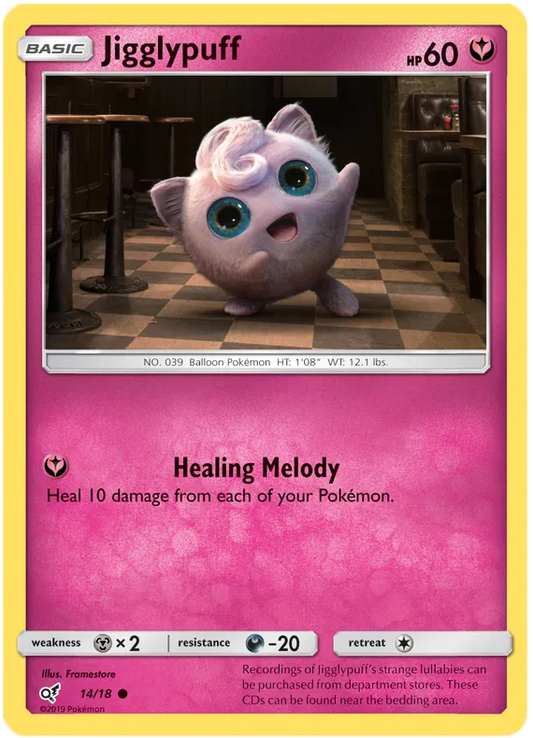 Jigglypuff 14/18 Sun & Moon: Detective Pikachu