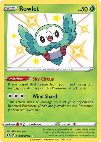 Rowlet SV001/SV122