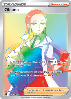 Oleana 202/192 Hyper Rare [Sword & Shield: Rebel Clash] Pokemon Card