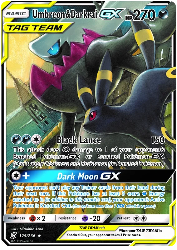 Umbreon&Darkrai GX 125/236 Unified Minds