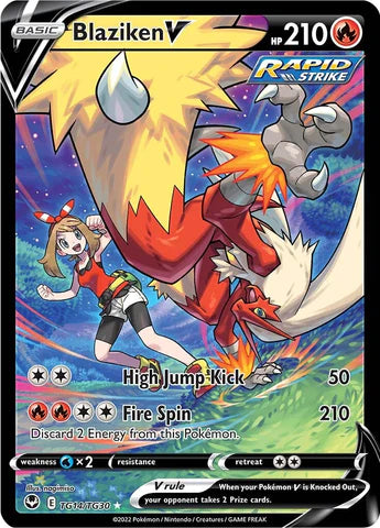 Blaziken V TG14/TG30 Silver Tempest