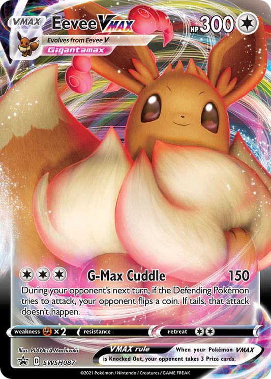 Eevee VMAX SWSH087 Black Star Promo - SEALED