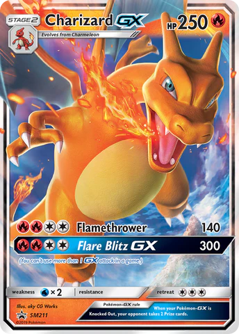 Charizard GX SM211 Sun & Moon Promo