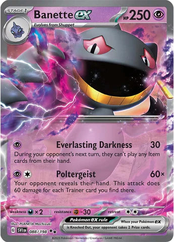 Banette ex 088/198 Scarlet & Violet