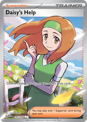 Daisy's Help 195/165 Pokemon 151