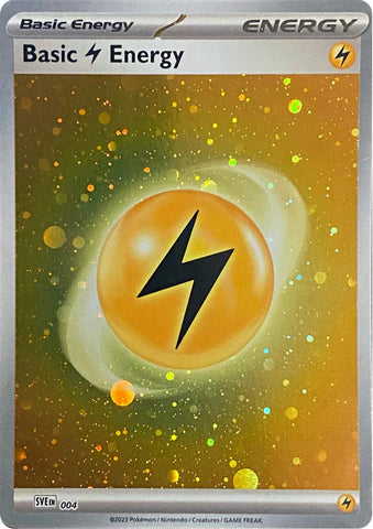 Basic Lightning Energy (004) (Cosmos Holo) Pokemon 151