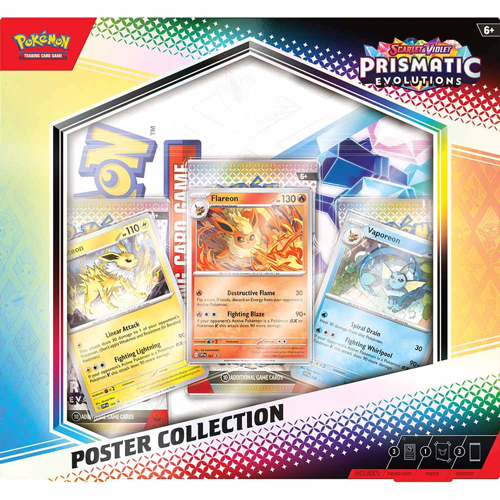 Pokemon TCG Scarlet & Violet Prismatic Evolutions Poster Collection - PREORDER