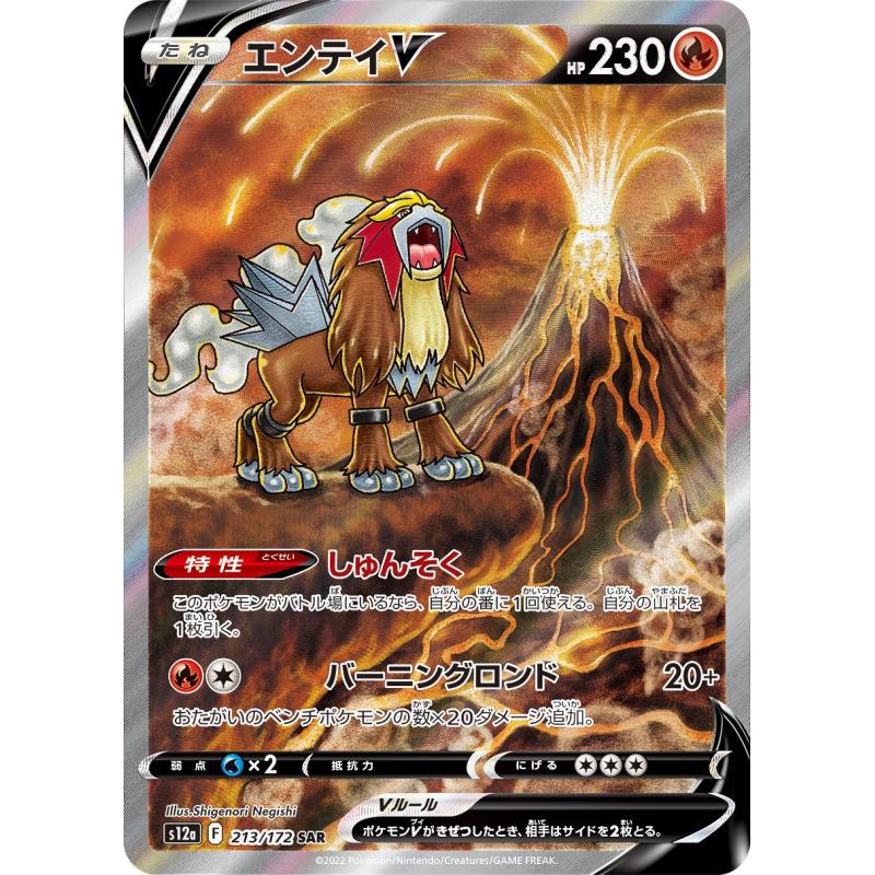 Entei V SAR 213/172 S12a VSTAR Universe