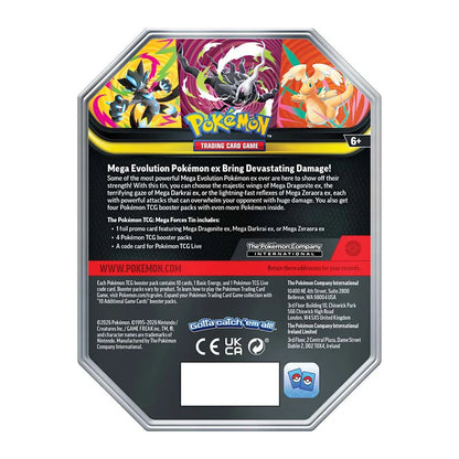 Pokemon TCG Mega Forces Tin (Assorted) (PREORDER)