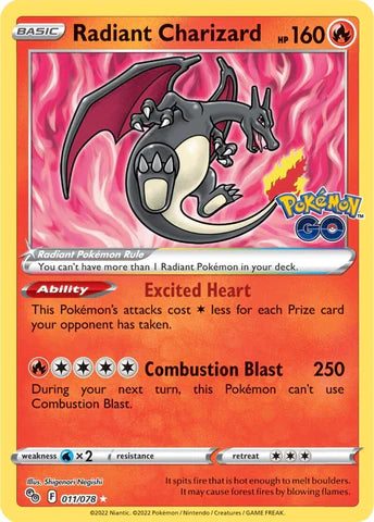 Radiant Charizard 011/078