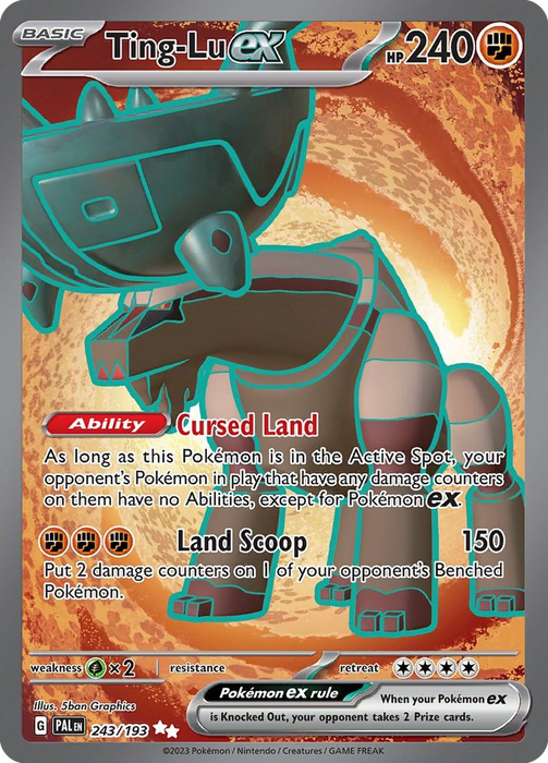 Ting-Lu ex 243/193 Ultra Rare Paldea Evolved